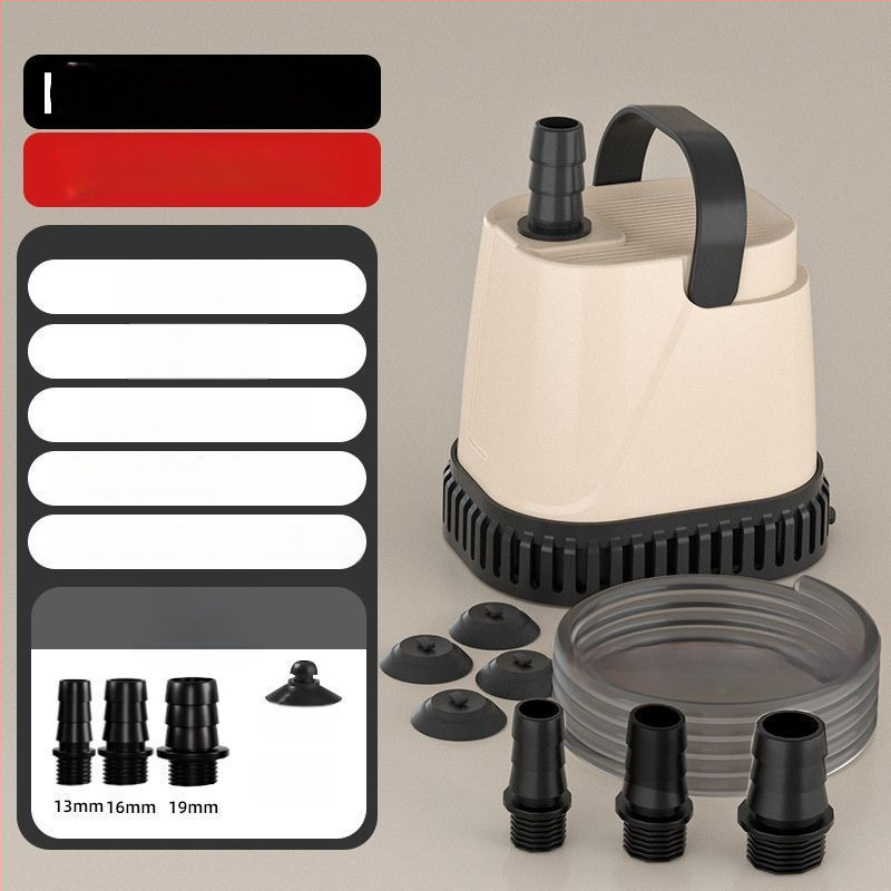 Panardinamas akvariumo siurblys – apatinis siurbimas, filtracijos cirkuliacija, itin tylus, ABS medžiaga, vandens keitimui