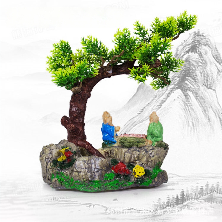 Derva rockery akvariumo ornamentas – dekoracijai akvariume (Medžiaga: Derva; Kategorija: Rockery; Naudojimas: Dekoracija)