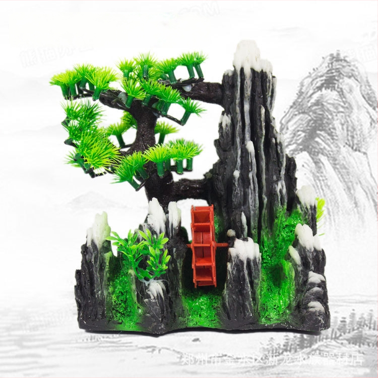 Derva rockery akvariumo ornamentas – dekoracijai akvariume (Medžiaga: Derva; Kategorija: Rockery; Naudojimas: Dekoracija)