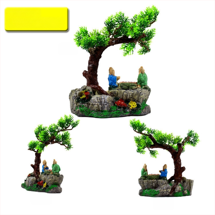 Derva rockery akvariumo ornamentas – dekoracijai akvariume (Medžiaga: Derva; Kategorija: Rockery; Naudojimas: Dekoracija)