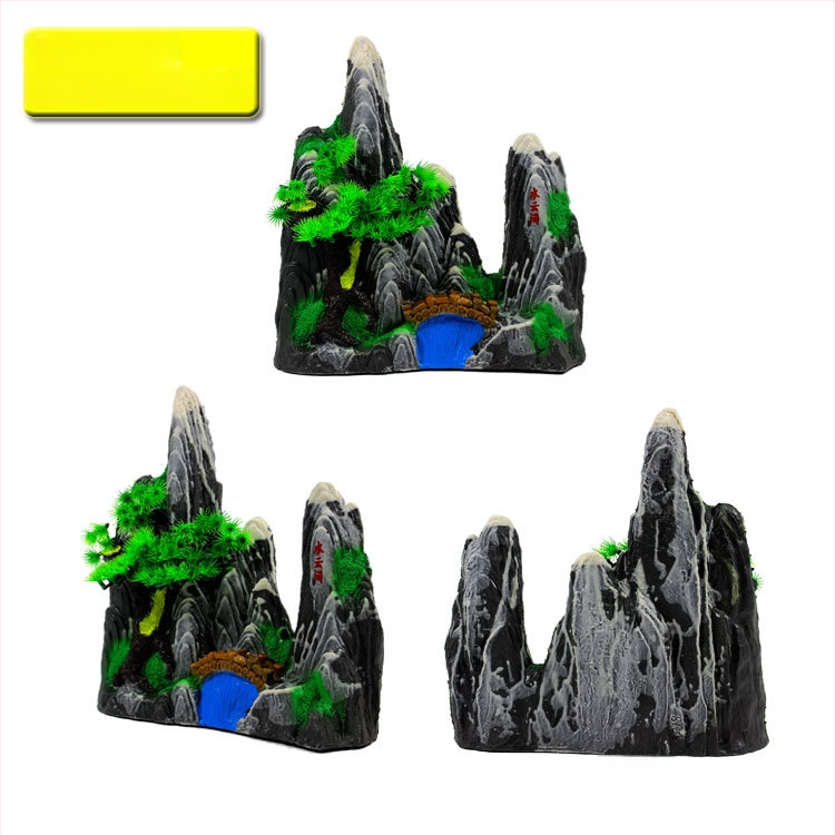 Derva rockery akvariumo ornamentas – dekoracijai akvariume (Medžiaga: Derva; Kategorija: Rockery; Naudojimas: Dekoracija)