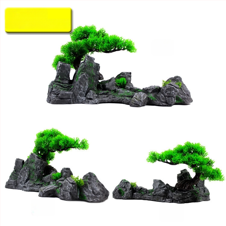 Derva rockery akvariumo ornamentas – dekoracijai akvariume (Medžiaga: Derva; Kategorija: Rockery; Naudojimas: Dekoracija)