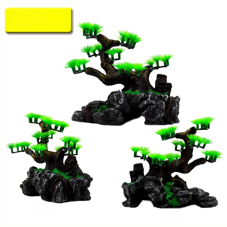 Derva rockery akvariumo ornamentas – dekoracijai akvariume (Medžiaga: Derva; Kategorija: Rockery; Naudojimas: Dekoracija)