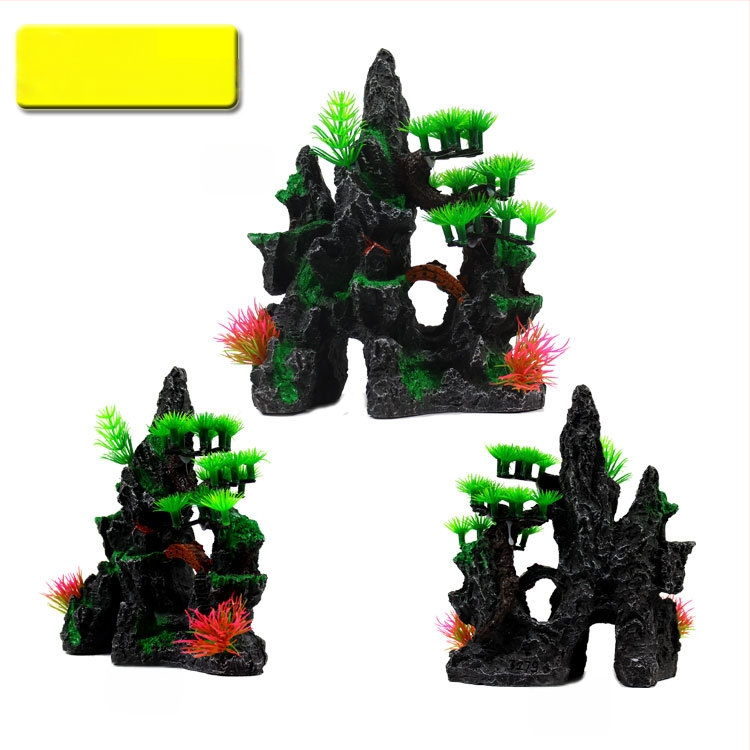 Derva rockery akvariumo ornamentas – dekoracijai akvariume (Medžiaga: Derva; Kategorija: Rockery; Naudojimas: Dekoracija)