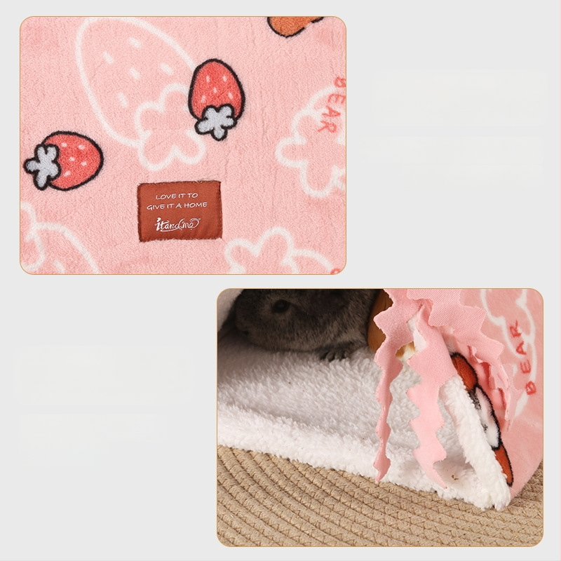 Naminių gyvūnėlių lizdas – šiltas flanelės miegamo tunelis, Mr. du