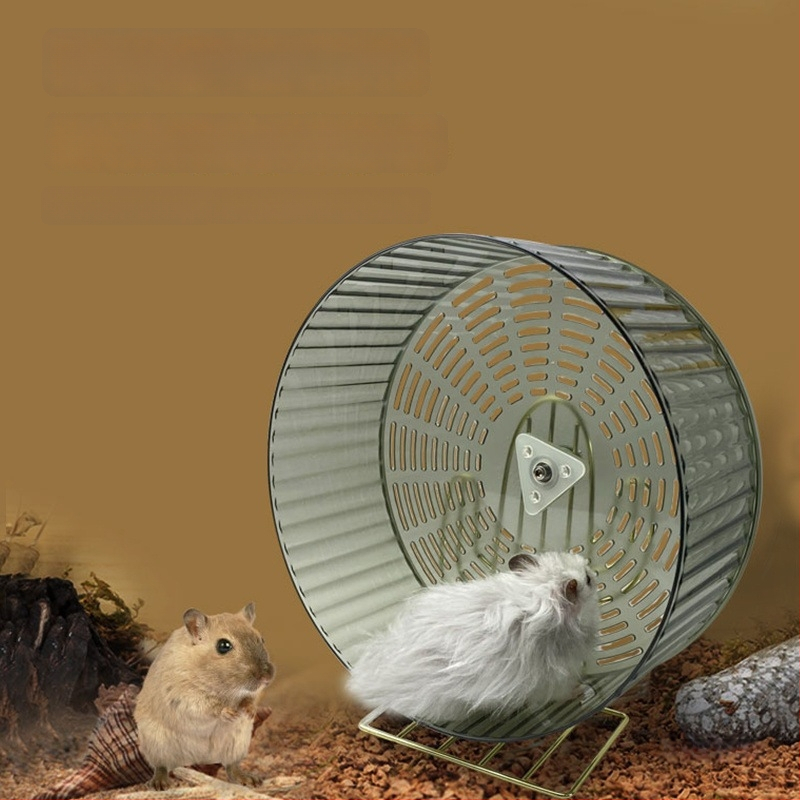 Hamsteri jooksmise ratast - PP materjal, erakordselt vaik, hamsteritarvikud