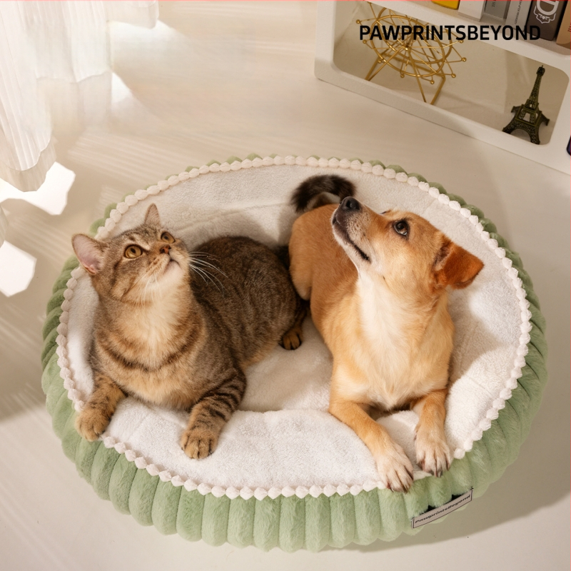 Kasside pesa PP puuvillast, poolkinnine disain, kogu aasta kasutamiseks, kaubamärk Meow le fang