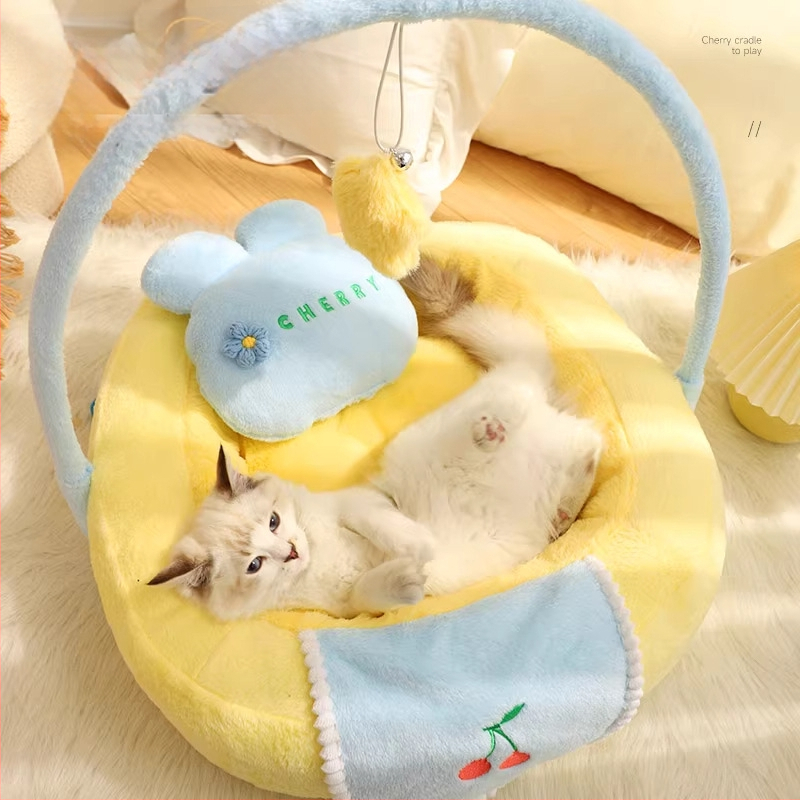 Poolkinnine kassipesa, soe talvel, kõikide aastaaegade jaoks (polüester + PP puuvill)