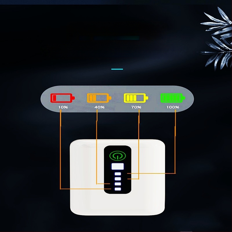 Kompakti USB deguonies siurblys akvariumui – įkraunama ličio baterija, nešiojamas, dvigubo naudojimo žvejybai ir lauko veiklai