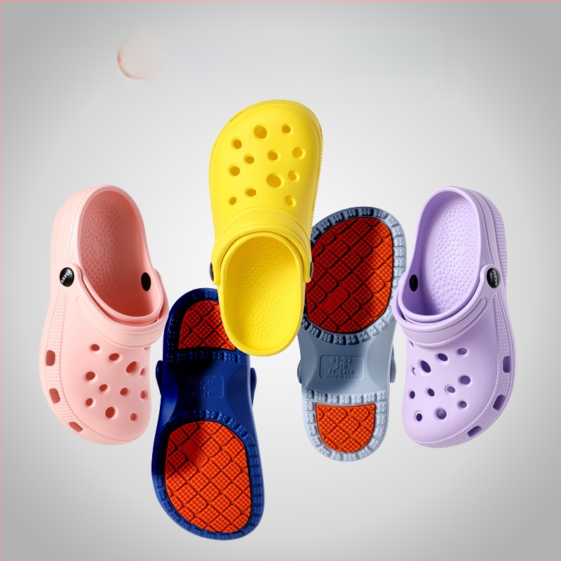 Anpu EVA lastekingad suveks – suletud varbad, libisemiskindel põhi, unisex, 2025. aasta suvi