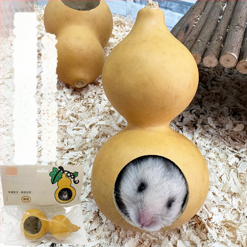 Kõrvitsakujuline hamstrimaja kõikide aastaaegade jaoks