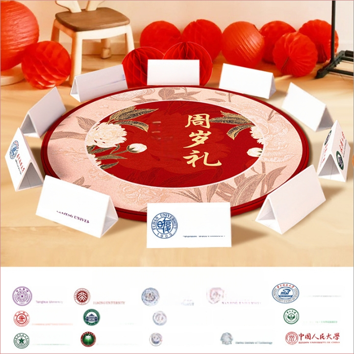 Pirmojo Gimtadienio Rekvizitų Rinkinys — Modernus, Paprastas Dizainas, Vietos Išdėstymo Rekvizitai, Prekė Imena, Medžiaga Jam