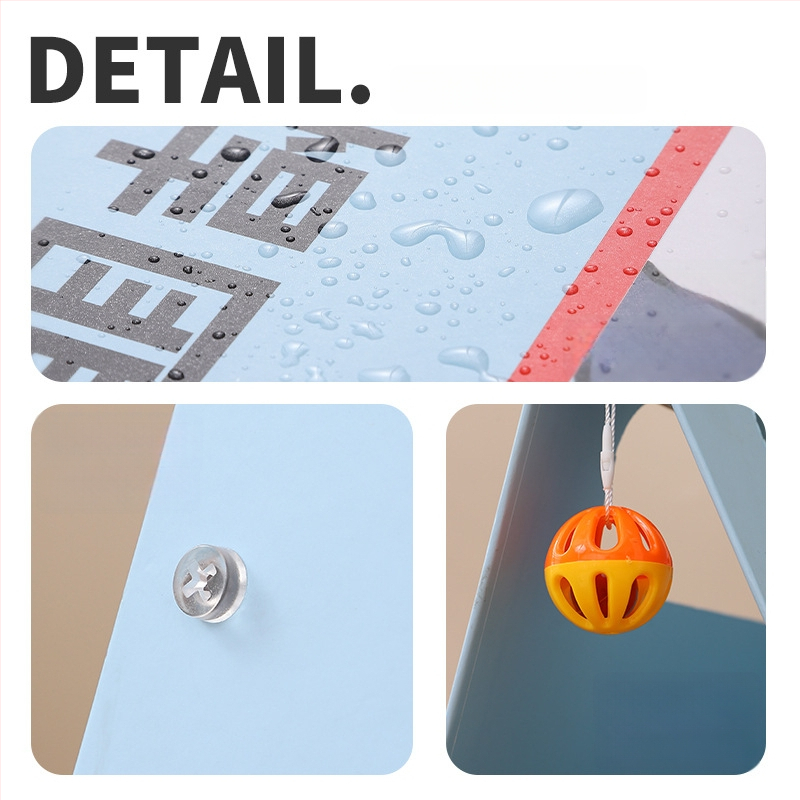 MAIZAI Puidust kassipesa – Tänavamärgi kujuline pesa kassidele