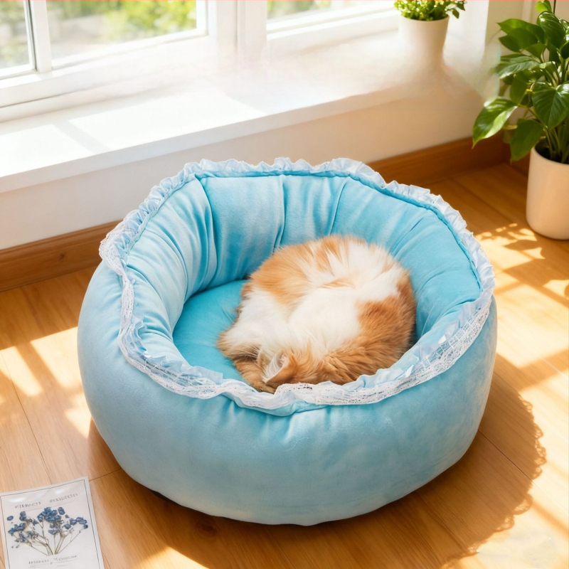 Kassi pesa – igal aastaajal soe poolkinnine magamiskoht, kangas, Kara cool pet