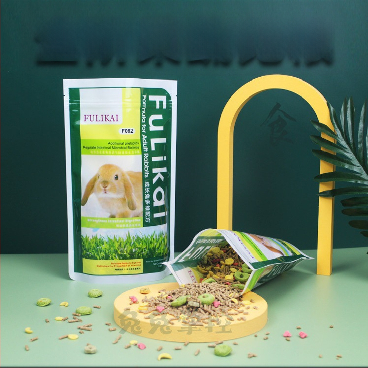 Džiovintas maistas triušiams ir jūrų kiaulytėms – 500 g/1000 g, 70 pakuočių, mažiems naminiams gyvūnėliams