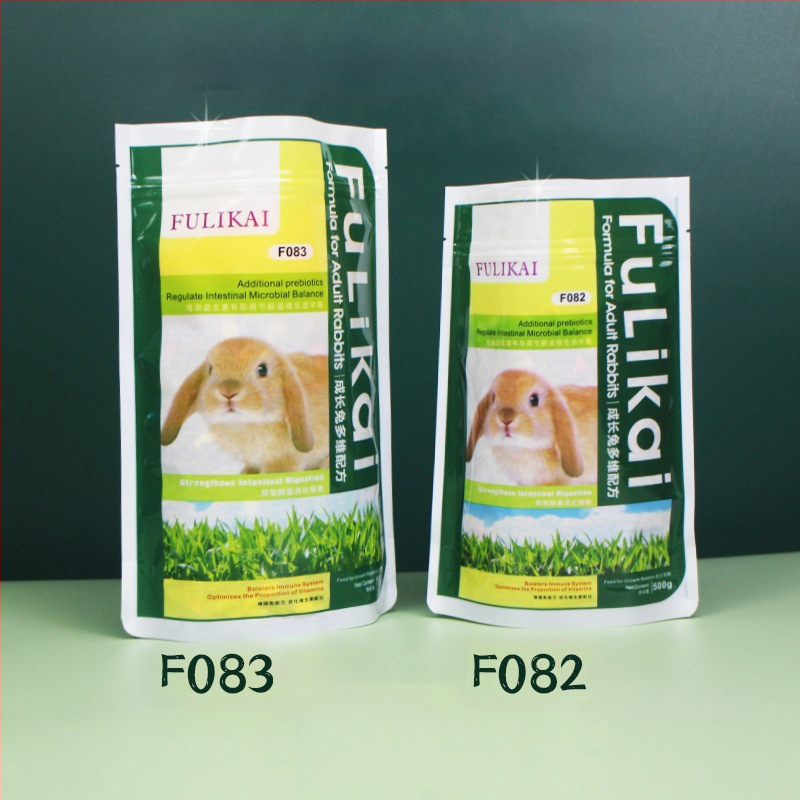 Džiovintas maistas triušiams ir jūrų kiaulytėms – 500 g/1000 g, 70 pakuočių, mažiems naminiams gyvūnėliams