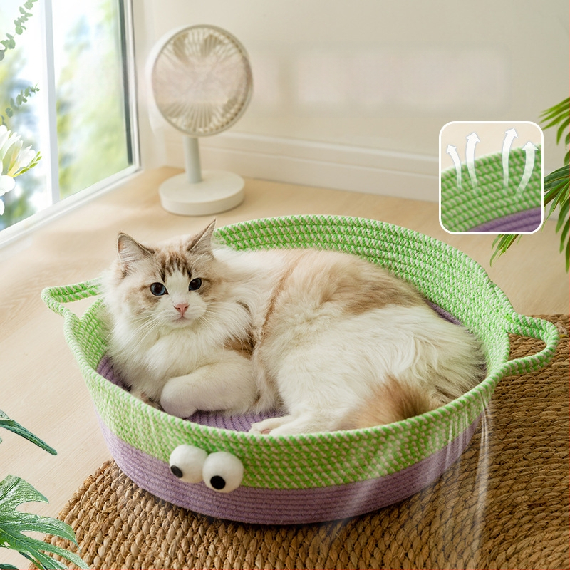 Nerve cat kassipesa puuvillase köiega