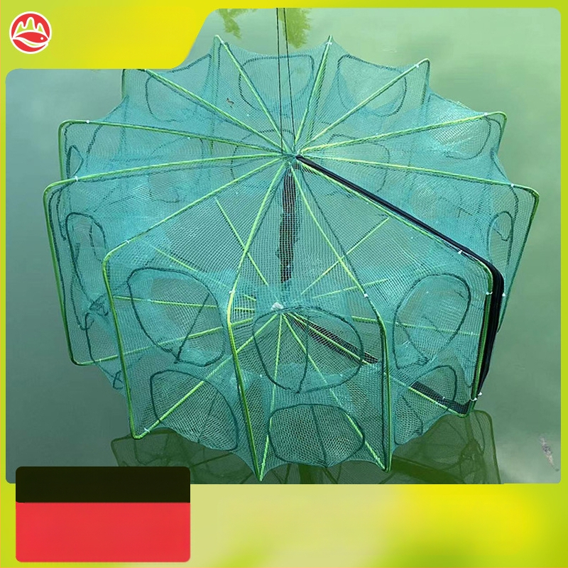 Sulguv creveti võrk vihmavarju kujundusega – nailonmaterjalist konstruktsioon, sobib krevettide, krabide ja homaaride püügil