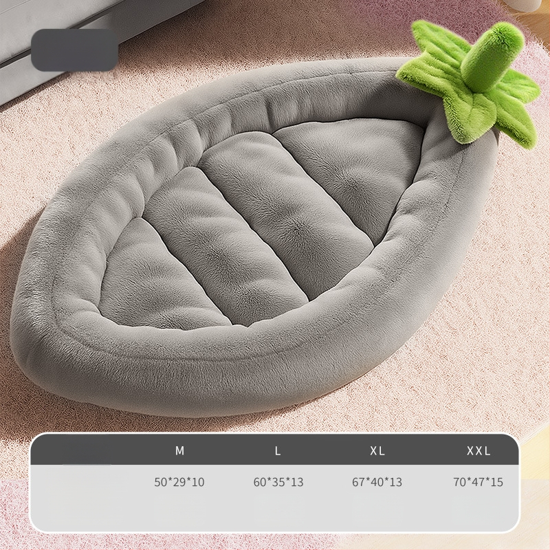 Koera pesa kristallse sametiga mäluvahtuga, eemaldatav ja pestav