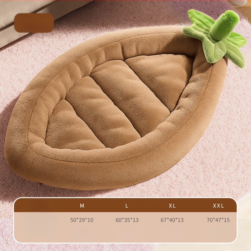 Koera pesa kristallse sametiga mäluvahtuga, eemaldatav ja pestav