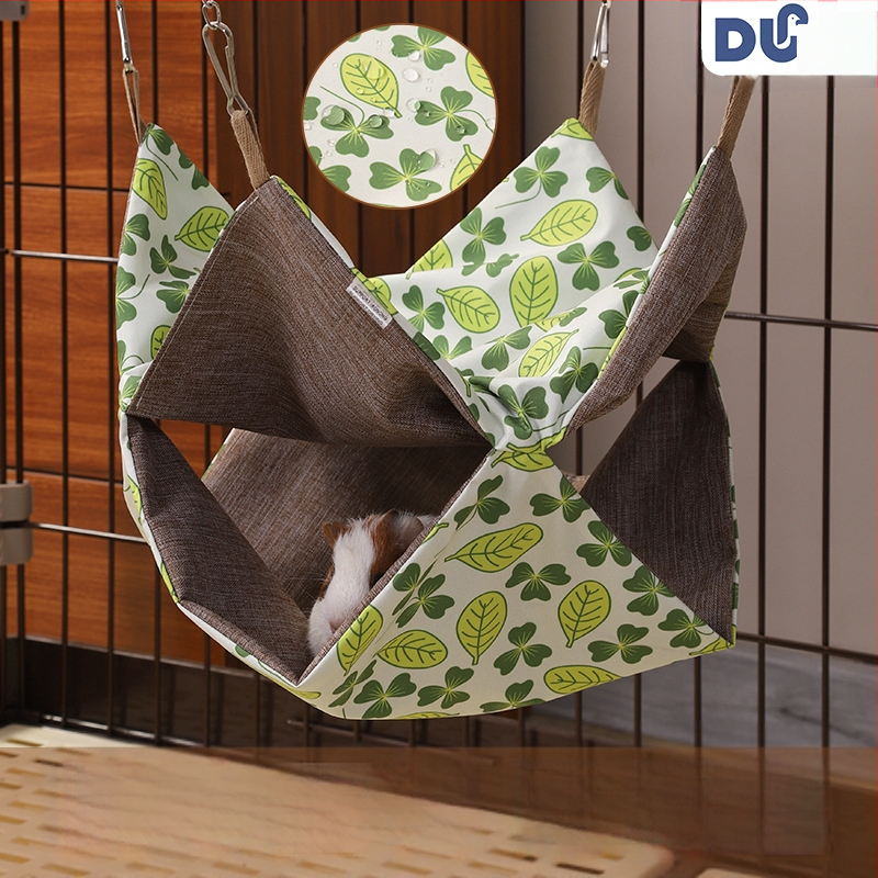 Väikeste lemmikloomade hamakas – Veekindel kangas, Lihtne puhastada, Hamstrile sobiv, Kõigi aastaaegade jaoks