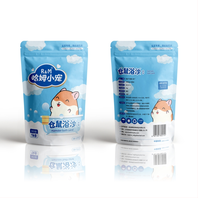 Hamsteri vannisand — silikaatliiv, päritolu Shandongist, Hamm pet bränd, väikeste koduloomade tarvikud