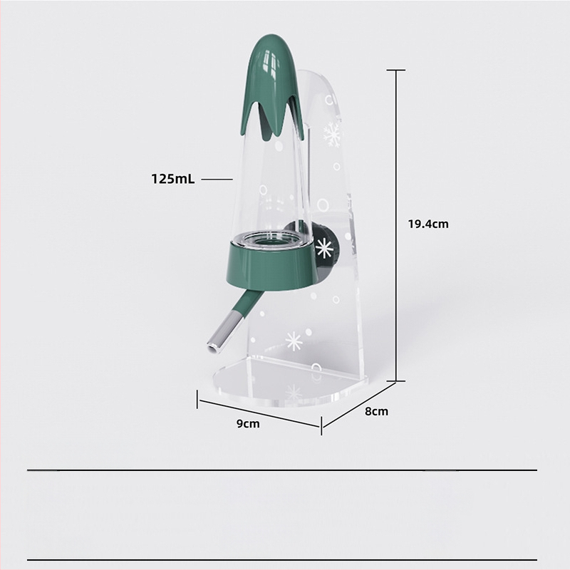 Seina külge paigaldatav hamsteri veepudel, kahekordne kasutusveejaotur – Demon pet notes