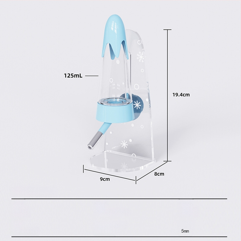 Seina külge paigaldatav hamsteri veepudel, kahekordne kasutusveejaotur – Demon pet notes