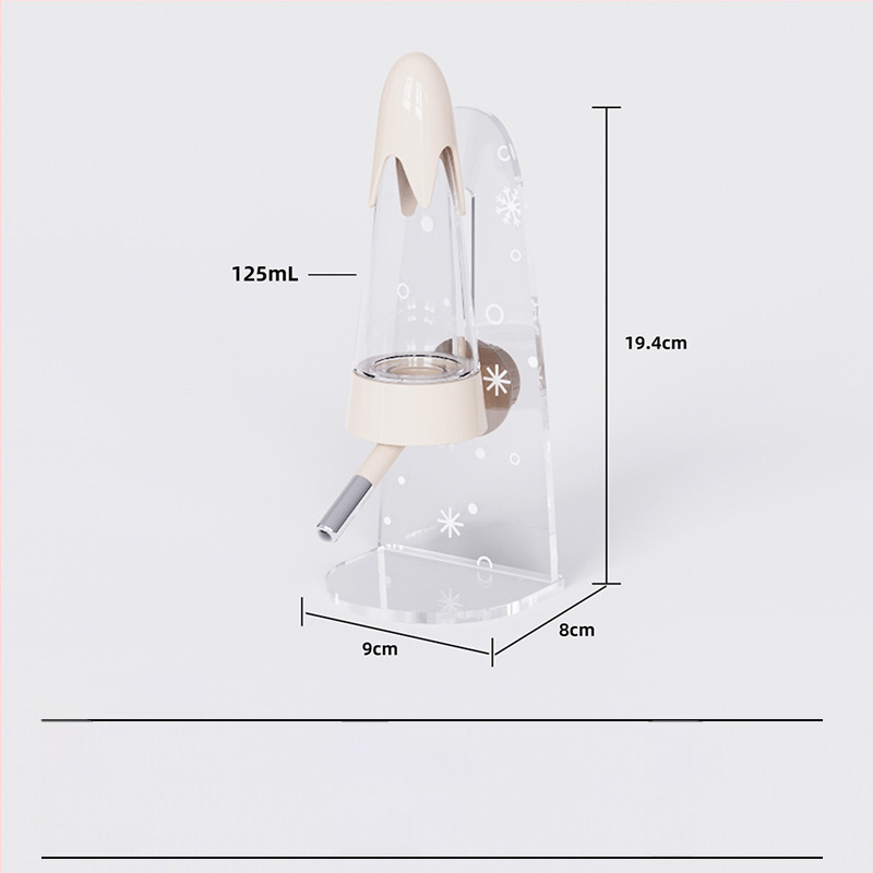 Seina külge paigaldatav hamsteri veepudel, kahekordne kasutusveejaotur – Demon pet notes