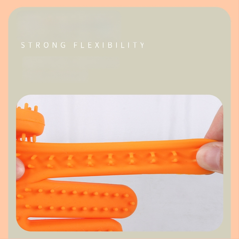 Silikoonist topeltpoolne lemmikloomade vannirätik – puhastamine, karvade eemaldamine ja massaaž; Midali, pakk 100 tk