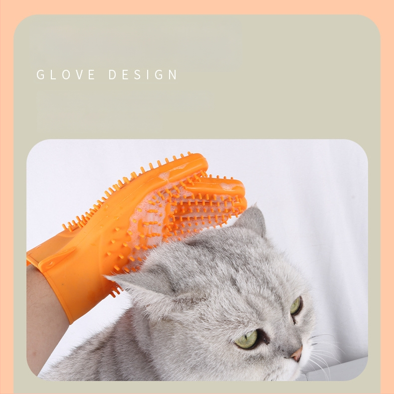 Silikoonist topeltpoolne lemmikloomade vannirätik – puhastamine, karvade eemaldamine ja massaaž; Midali, pakk 100 tk