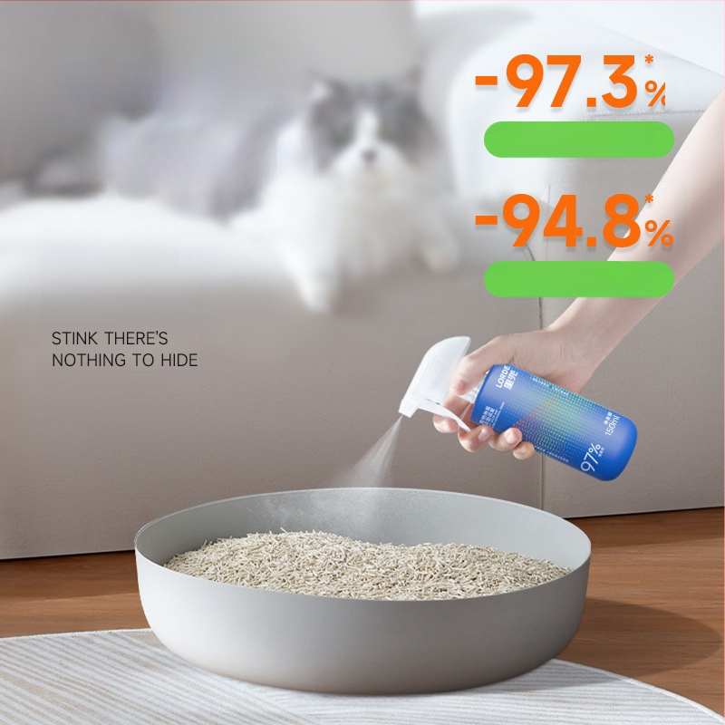 Lidou Lemmikloomade lõhnade leevendamise sprei - Bioloogiline ensüümide uriini lagundamine, Koerte plekkide eemaldamine