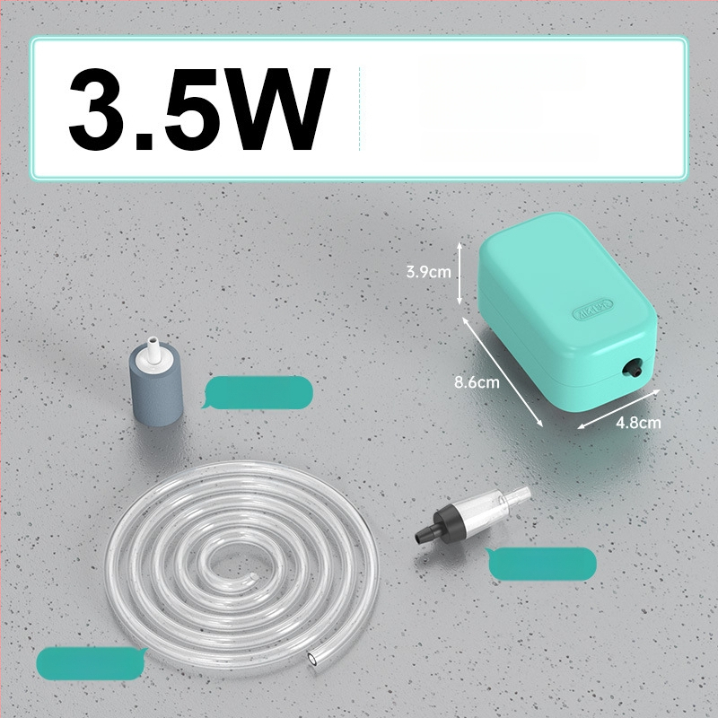 Akvariumo deguonies siurblys — tylus darbas, Yinas prekės ženklas, svoris 176–706 g