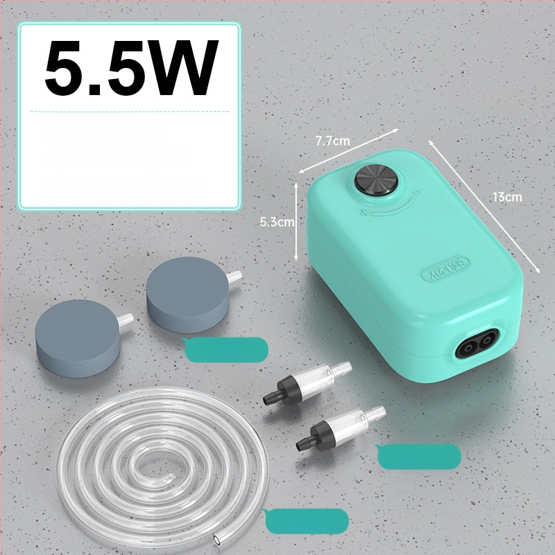 Akvariumo deguonies siurblys — tylus darbas, Yinas prekės ženklas, svoris 176–706 g