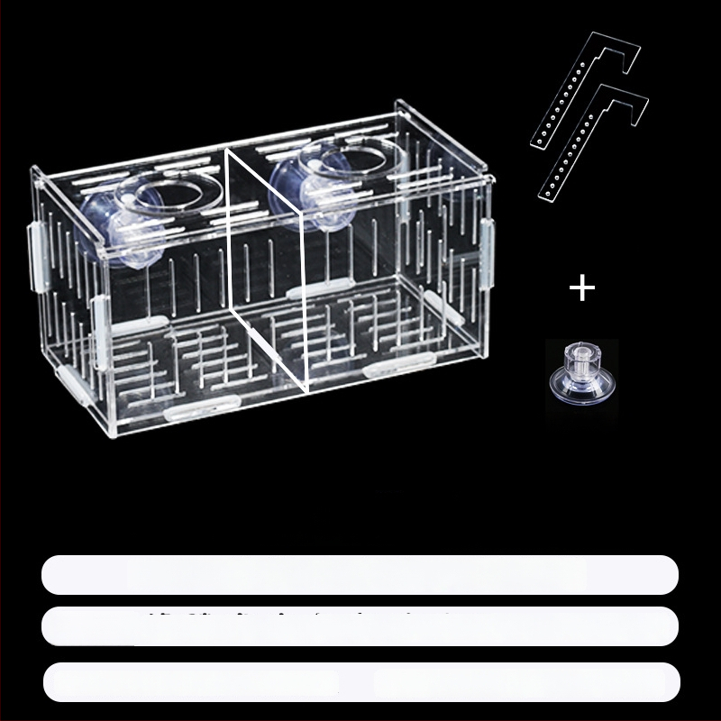 Akrilinė akvariumo inkubavimo dėžė – daugiafunkcinė, izoliuotos jaunosios žuvelės ir krevetės, surinkta