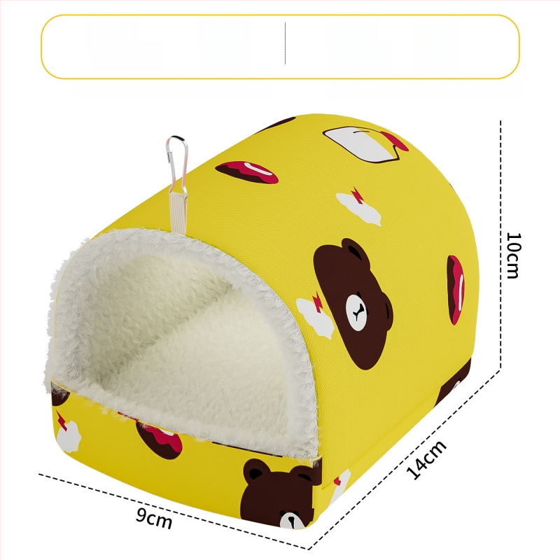 Väikeste lemmikloomade linnupesa – talvine soe puuvillane pesa, paksu isolatsiooniga magamiseks ja paljundamiseks