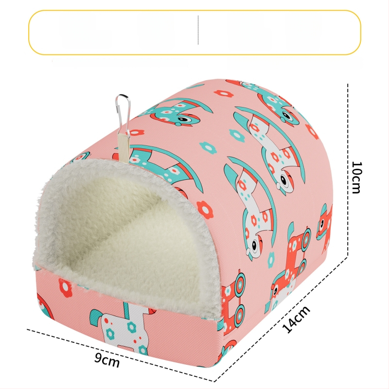 Väikeste lemmikloomade linnupesa – talvine soe puuvillane pesa, paksu isolatsiooniga magamiseks ja paljundamiseks