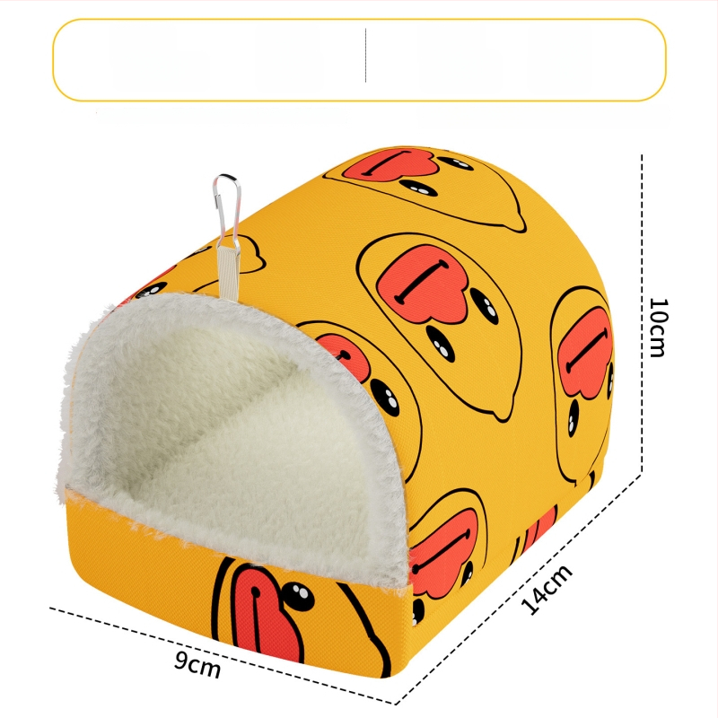Väikeste lemmikloomade linnupesa – talvine soe puuvillane pesa, paksu isolatsiooniga magamiseks ja paljundamiseks