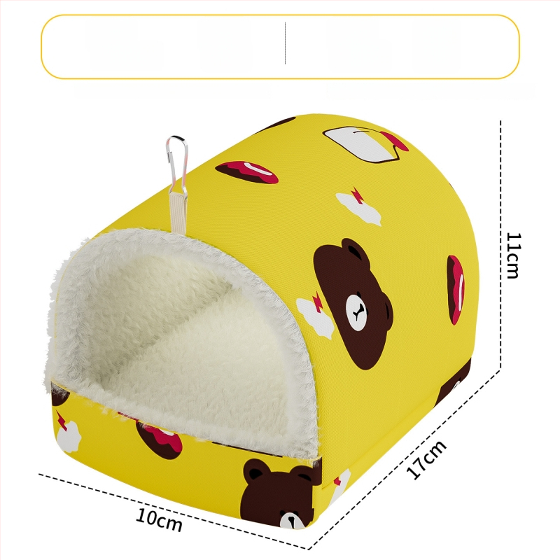 Väikeste lemmikloomade linnupesa – talvine soe puuvillane pesa, paksu isolatsiooniga magamiseks ja paljundamiseks