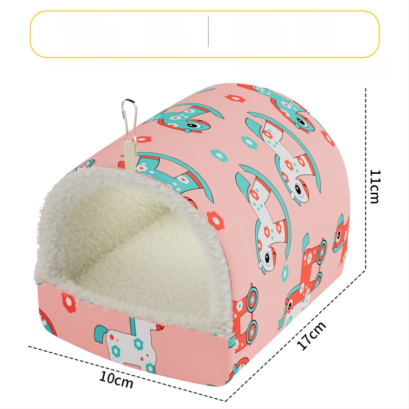 Väikeste lemmikloomade linnupesa – talvine soe puuvillane pesa, paksu isolatsiooniga magamiseks ja paljundamiseks