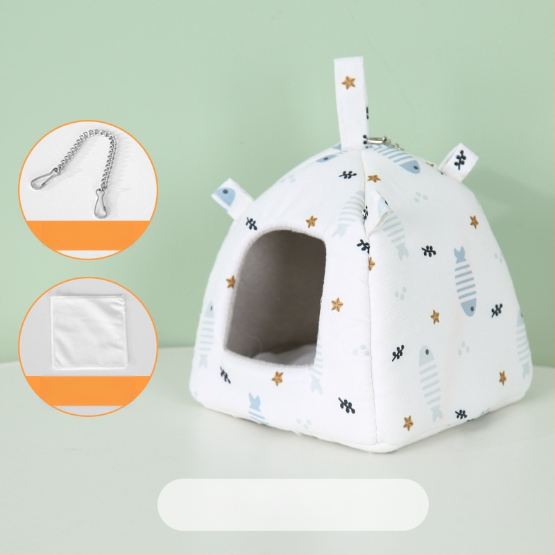 Kinnitatud pesa väikeste lemmikloomade jaoks, nelja aastaajaga – kanga pesa hamstrile, Xiao Hangli kaubamärk