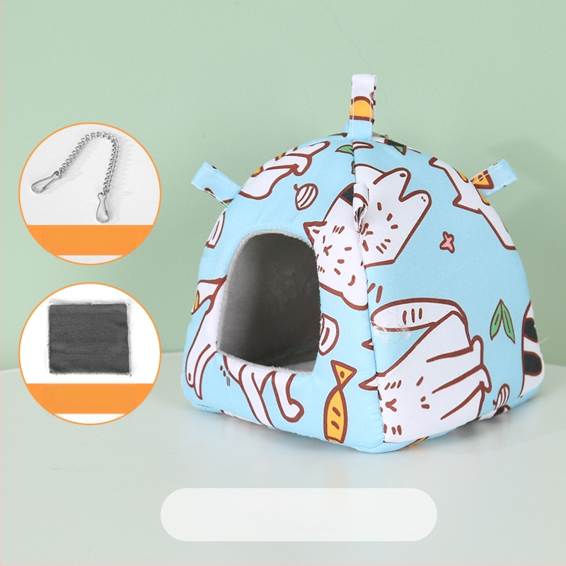 Kinnitatud pesa väikeste lemmikloomade jaoks, nelja aastaajaga – kanga pesa hamstrile, Xiao Hangli kaubamärk