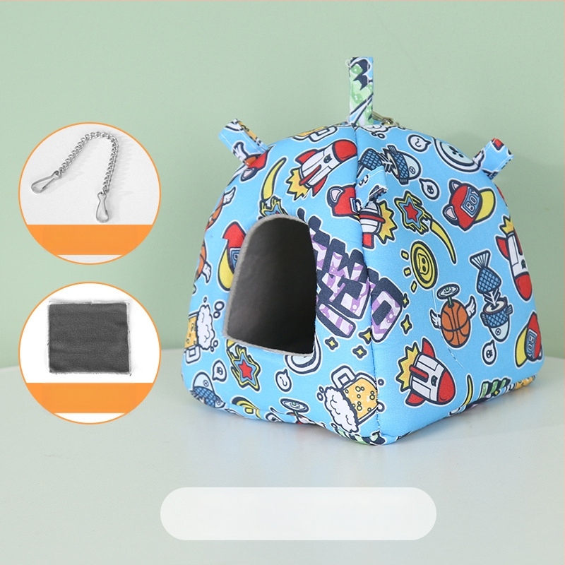 Kinnitatud pesa väikeste lemmikloomade jaoks, nelja aastaajaga – kanga pesa hamstrile, Xiao Hangli kaubamärk