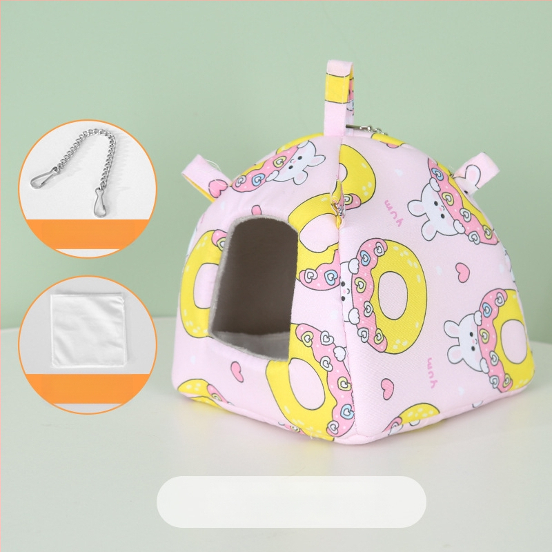 Kinnitatud pesa väikeste lemmikloomade jaoks, nelja aastaajaga – kanga pesa hamstrile, Xiao Hangli kaubamärk