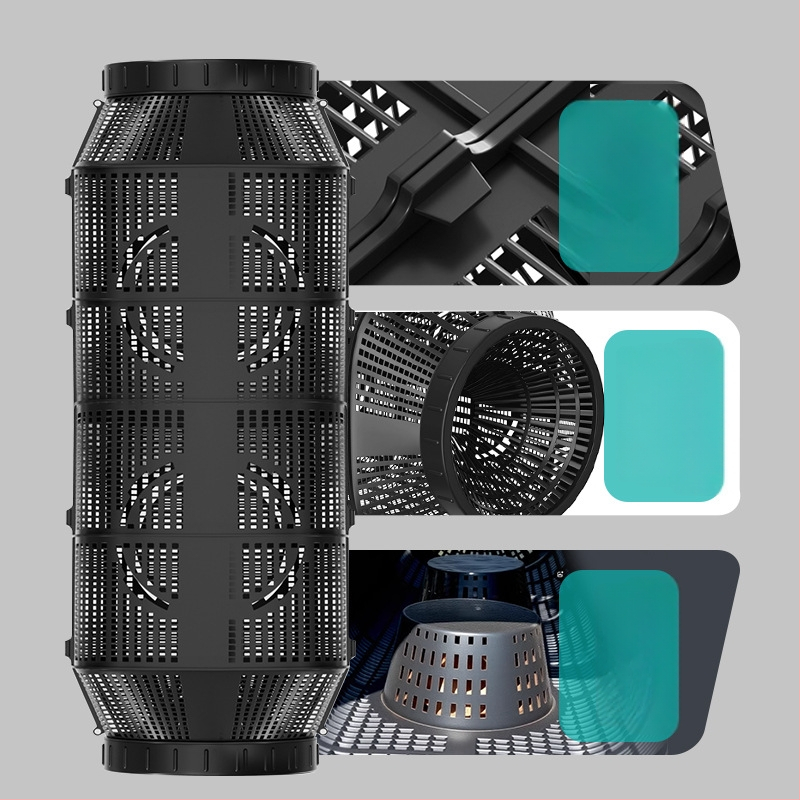 Seelucker plastikinis žvejybos narvas žuvims ir krevetėms