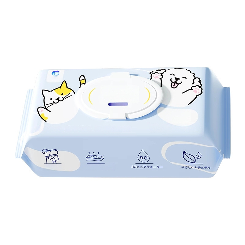 Lemmikloomade niisked salvrätikud kassidele ja koertele — sügavpuhastus, paks spunlace materjal