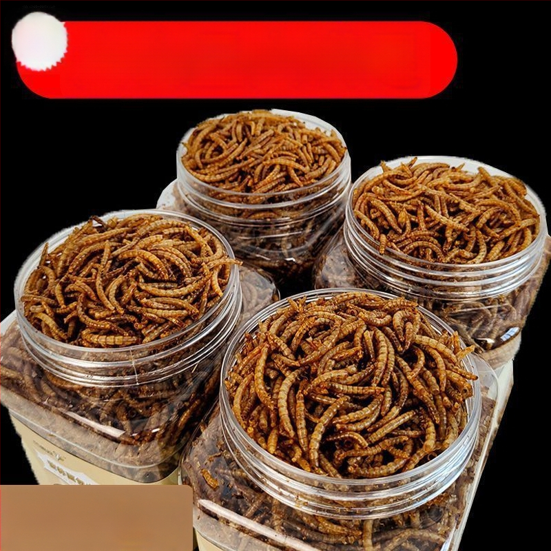 Hamsteri toit kuivatatud vastsete seguga — Kaubamärk Happy Parrot, Tootekood 123, Sobib hamsteritele ja väikestele lindudele