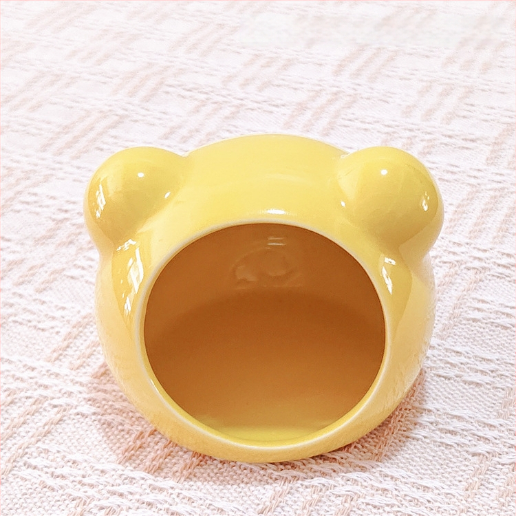 Keraminė hamsterio lizdas vasaros aušinimui – keraminė pastogė mažiems gyvūnams