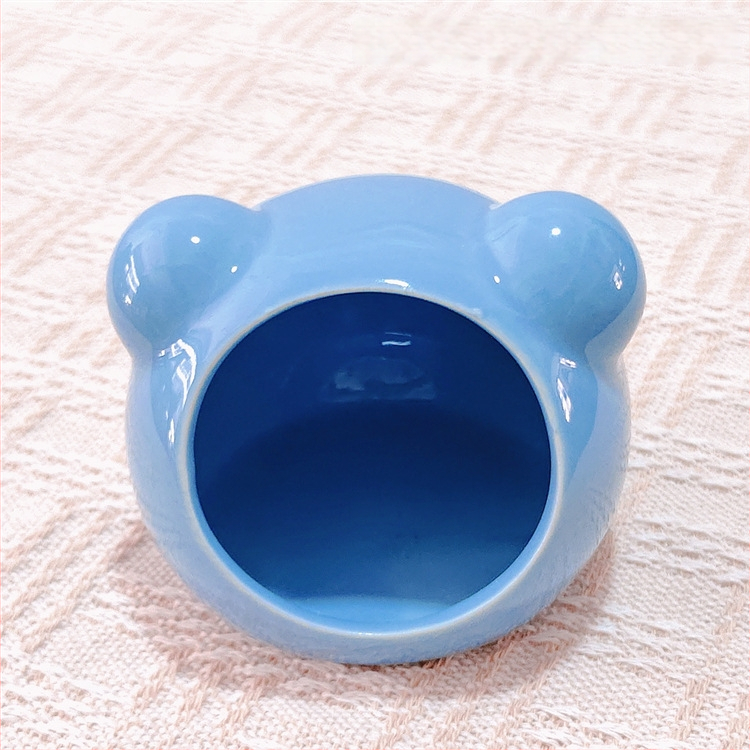 Keraminė hamsterio lizdas vasaros aušinimui – keraminė pastogė mažiems gyvūnams