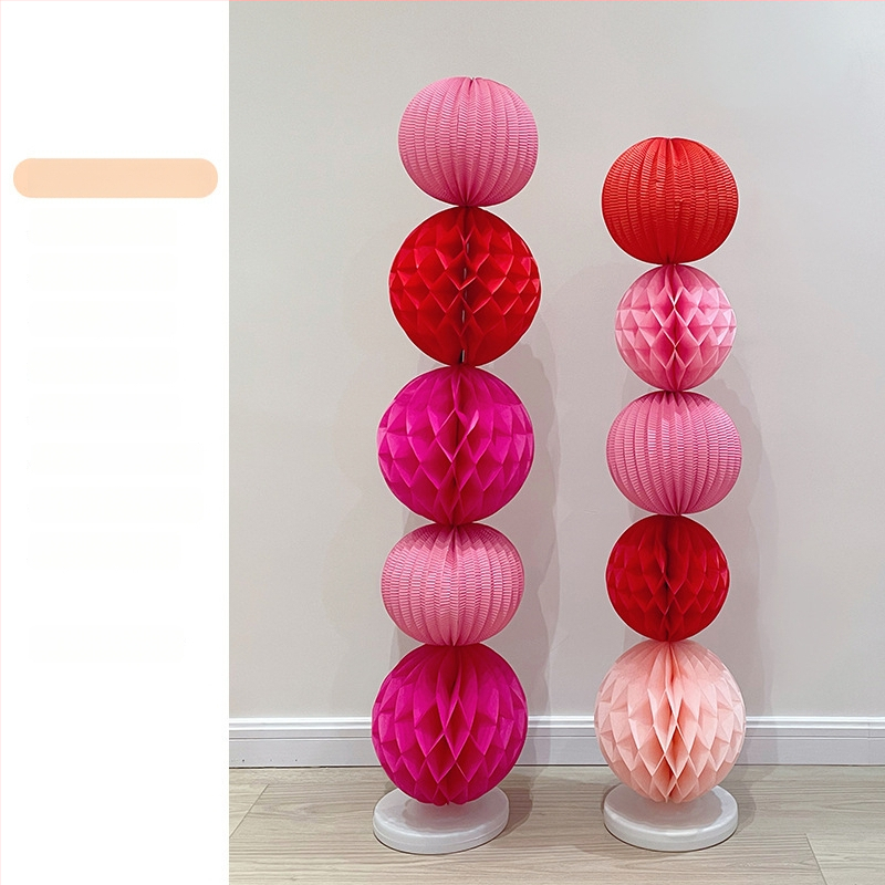 Vestuvinės patalpų fono rekvizitas – romantiška nuotaika, kaspinų dekoracijos, plastmasės medžiaga, tinkama vestuvėms